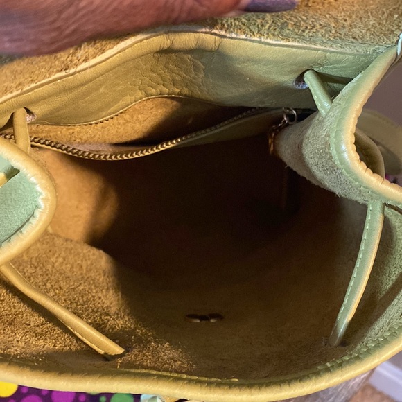 Vintage Coach Light Green Mini Daypack - Picture 5 of 10